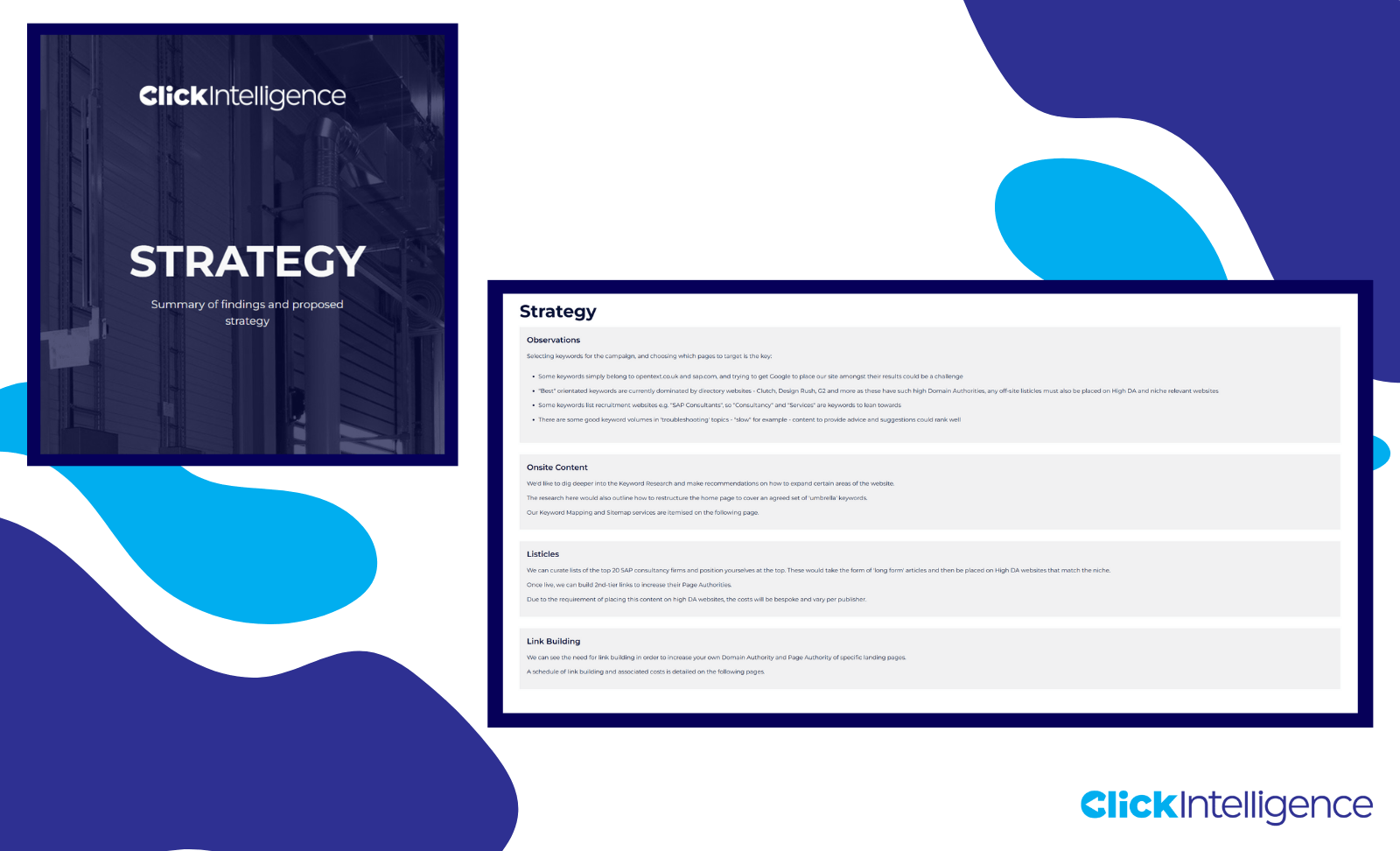 Link Building Strategy Screenshot Example